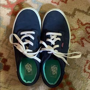 Kids navy Vans, size 3.5